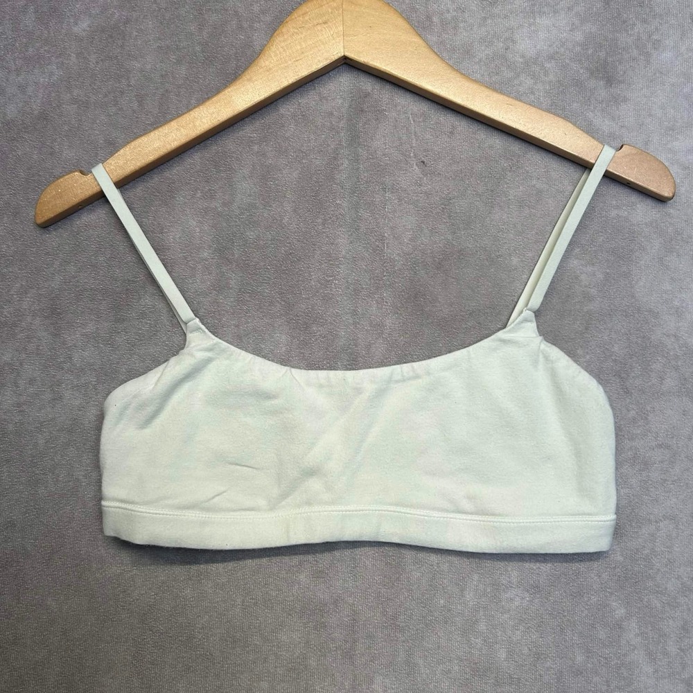 Skims Everyday Cotton Scoop Neck Bralette Jersey Cotton Size Small
